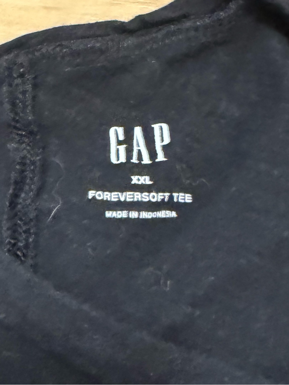 GAP 100% Cotton ForeverSoft Twist-Top Tee Shirt Black Size XXL - Picture 3 of 6